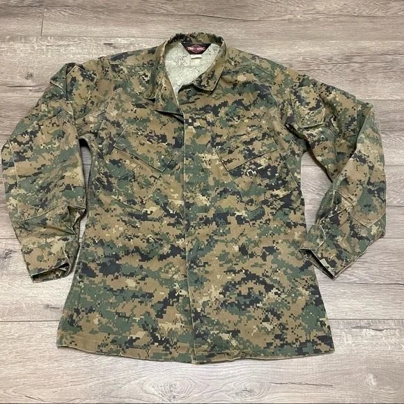 Tru-Spec Digital Camouflage Shirt Jacket Mens Camo Combat Military Sz S Regular. - Picture 11 of 11